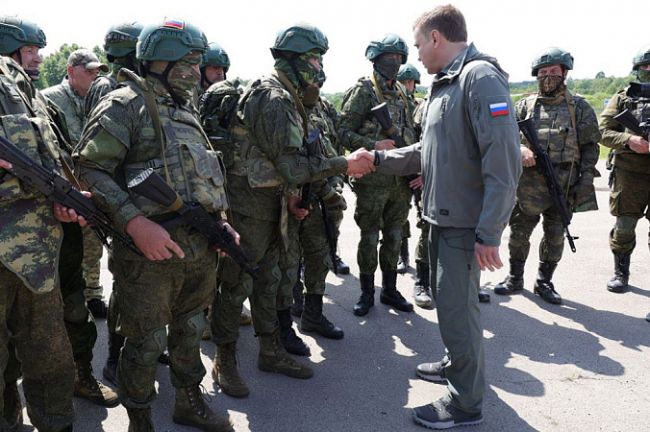 Алексей Дюмин военнослужащим: «Спасибо вам за то, что откликнулись на призыв Родины!»