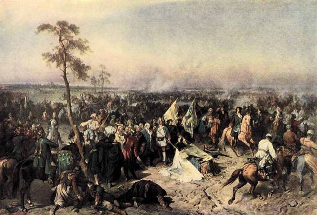 В 1709 году русская армия под командованием Петра Первого одержала победу над шведскими войсками в Полтавском сражении.