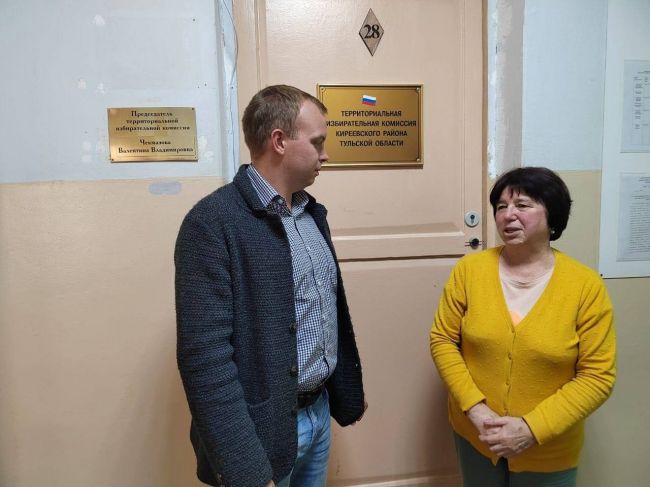 Председатель ТИК Киреевского района рассказала о ходе голосования