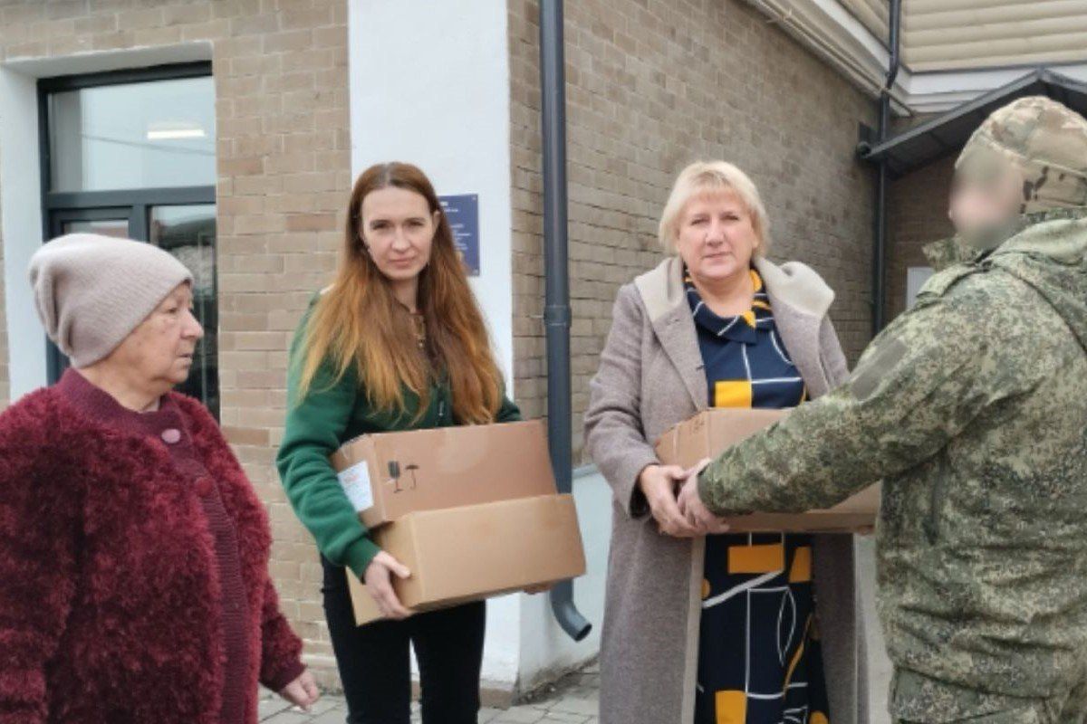 Одоевцы передали гуманитарный груз в зону СВО