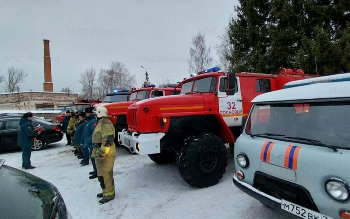 В Заокской центральной районной больнице прошли учения пожарных