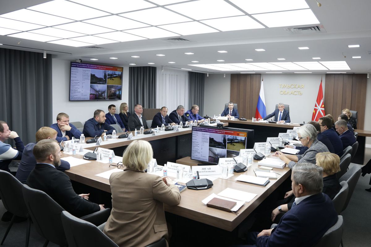 В Тульской области ведется строительство социальных объектов В Тульской области ведется строительство социальных объектов
