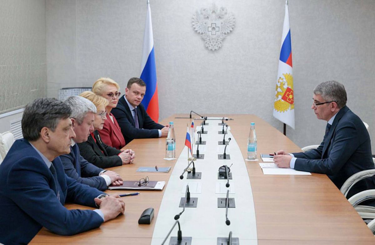 Губернатор Тульской области встретился с руководителем Федерального медико-биологического агентства