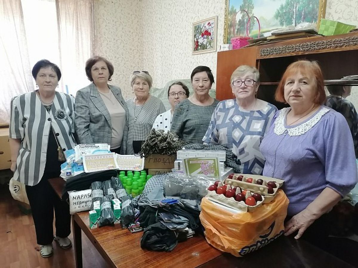 Активистки кимовского женсовета отправили угощения бойцам СВО Активистки кимовского женсовета отправили угощения бойцам СВО