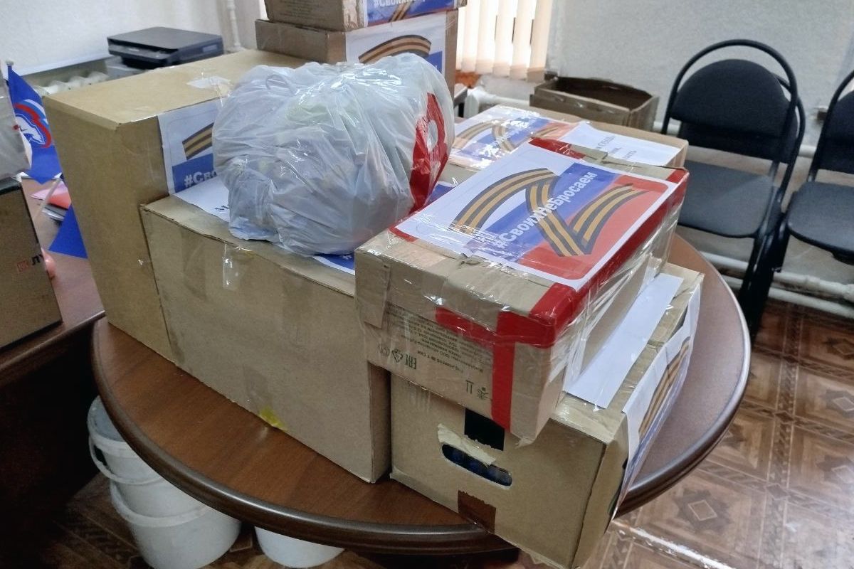 Белёвцы продолжают помогать бойцам на передовой