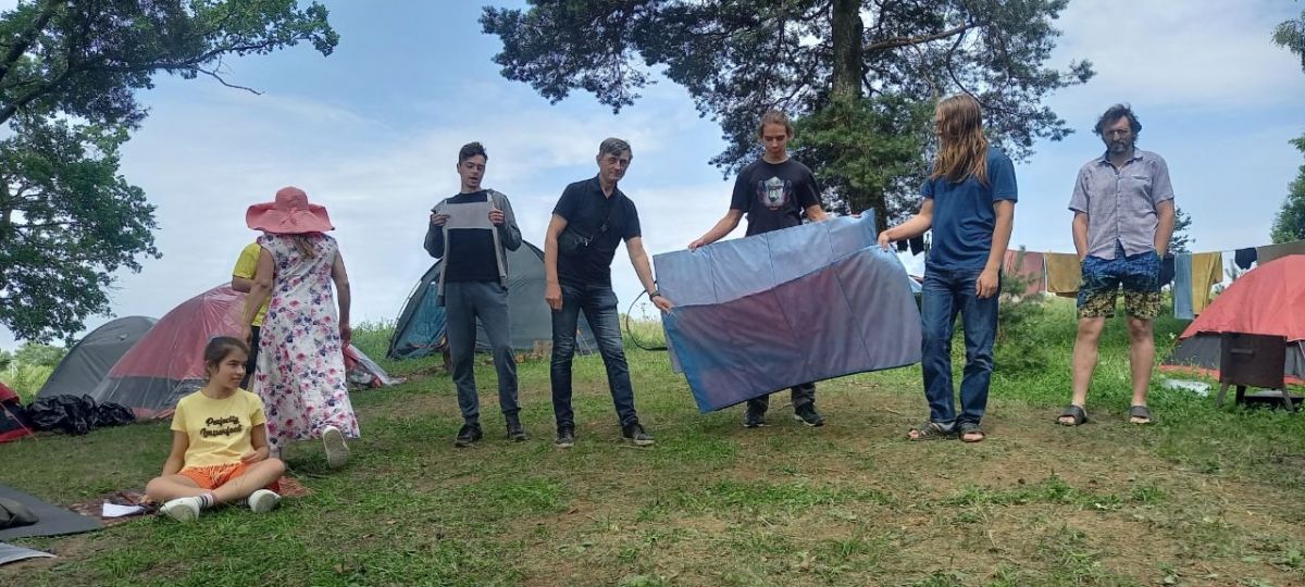 Молодые актеры из Заокского района отправились в поход