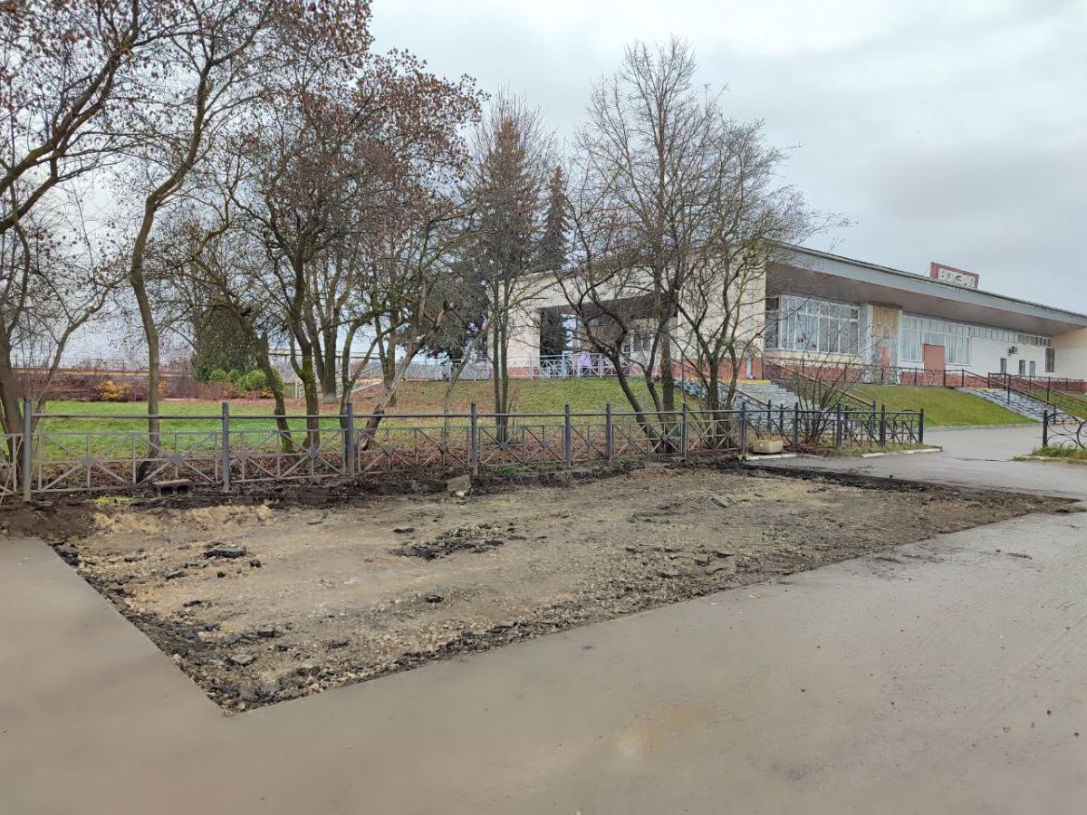 Преображение привокзальной площади в поселке Заокский