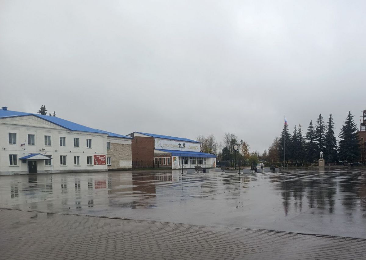 В Заокском сегодня пасмурно. Слабый дождь