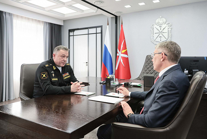 Дмитрий Миляев провел рабочую встречу с Владимиром Цимлянским