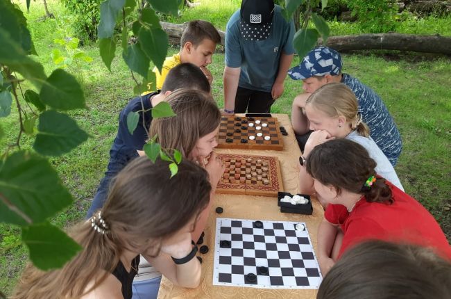 В Чернском районе прошли соревнования по шашкам