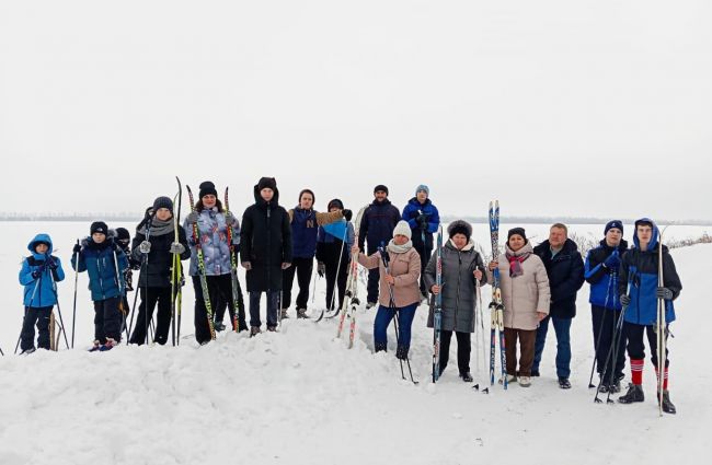 В Чернском районе прошел лыжный забег
