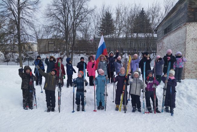 Юные черняне приняли участие в лыжных соревнованиях