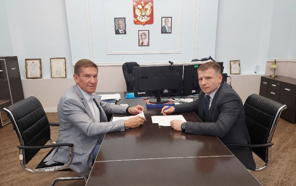 Уполномоченный по правам человека в Тульской области встретился с представителем Общественной палаты