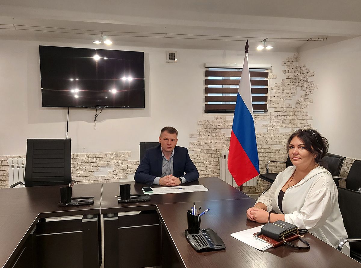 Александр Головин встретился с директором АНО «Вместе» Еленой Рябищук