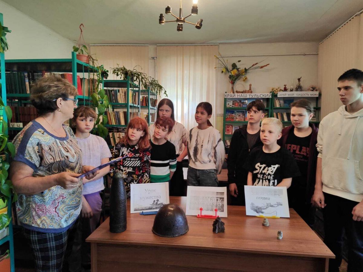В Ёржино прошел урок мужества «Великим огненным годам святую память сохраним»