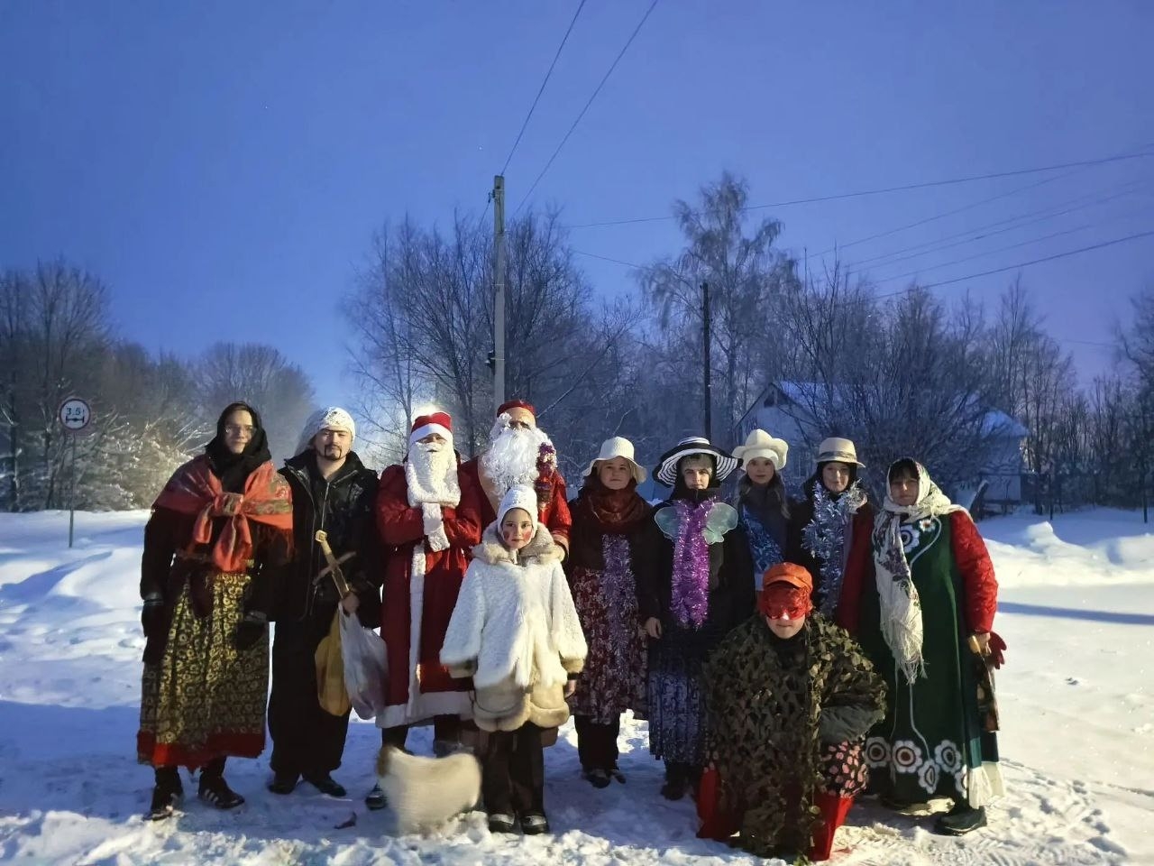В Чернском районе встретили Коляду В Чернском районе встретили Коляду