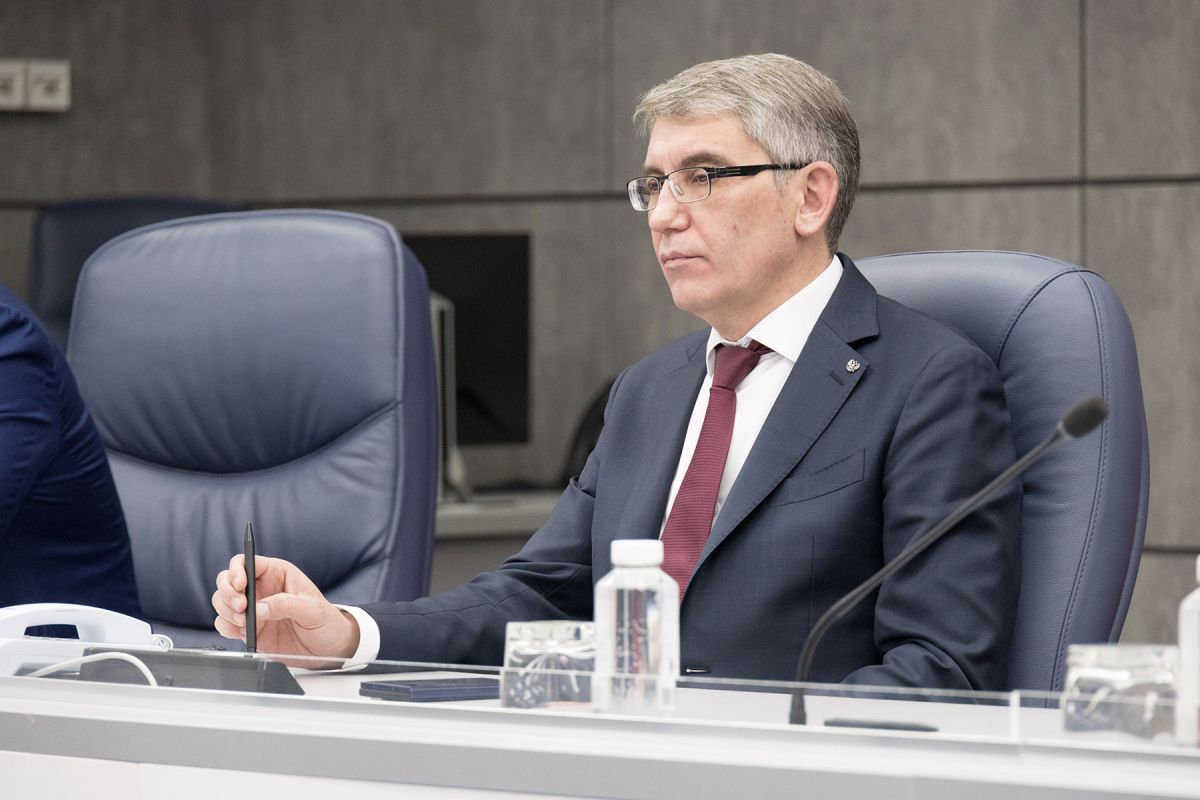 Тульскую область с рабочим  визитом посетил врио губернатора Курской области Александр Хинштейн